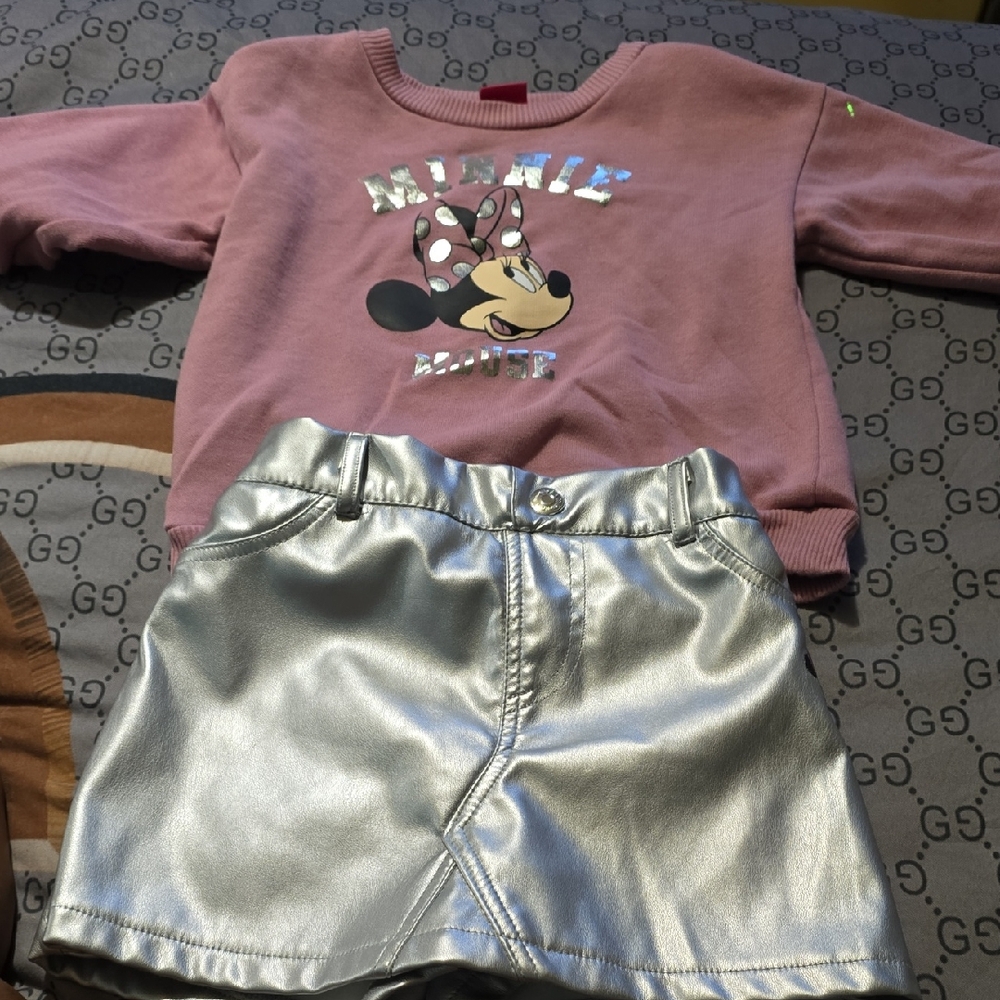 Disney Pink and Silver Outfit